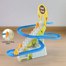 LALA Small Duck Climb Stairs Toy Roller Coaster with Flashing Lights & Music (3 Ducks)