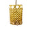 Mixed design jhoomer with diamond patterns.