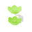 Flower-shaped soap dish, self-draining for use in bathroom, kitchen, or bathtub.