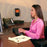 Portable Electric Fireplace lamp LED Flame Heater (900w / 1 Pc)