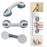Ergonomic handle for door assistance.