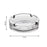 Classic ashtray with a detailed crystal design.