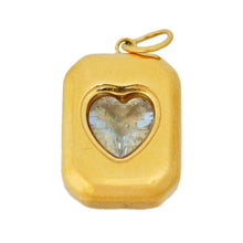 Elegant Heart-Cut Crystal Pendant Necklace