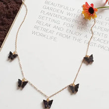 Golden Chain  Butterfly Pendant Necklaces