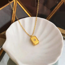 North Star Charm Golden Necklace