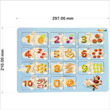 TodFod Wooden Learning Puzzle – Numbers & Shapes