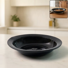 Premium Deep Black Curry Soup Serving Bowl (1 Pc)