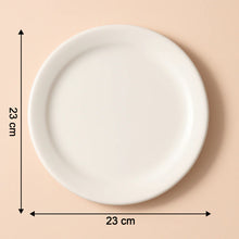Plastic Round Dinner  Serving Plate – 23 cm (1 Pc)