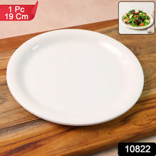 Plastic Round Dinner Serving Plate – 19 cm (1 Pc)