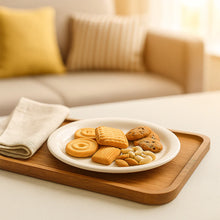 Plastic Round Dinner Serving Plate – 19 cm (1 Pc)