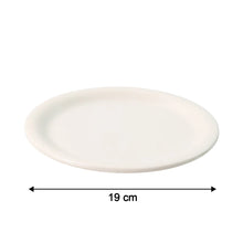 Plastic Round Dinner Serving Plate – 19 cm (1 Pc)