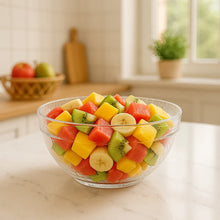 Transparent Textured Plastic Idli Mixing Bowl (1 Pc)