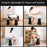 Compact folding stool with adjustable height
