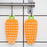 Carrot-Shaped Non-Toxic Vegetable Scrubbing Brush for Fruits & Veggies
