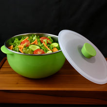 Microwave-Safe Plastic Serving Bowl with Lid (2200ml)