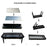 Portable BBQ grill with foldable design and carrying handle.