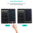Smart foldable calculator with 6-inch digital drawing pad and stylus