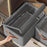 Foldable Storage Bin with Lid – Large, Clear, Stackable & Wheeled Organizer