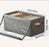 Foldable Storage Bin with Lid – Large, Clear, Stackable & Wheeled Organizer