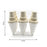 Ice Candy Maker Mold for Ice Cream at Home or Restaurants (6 Pc)