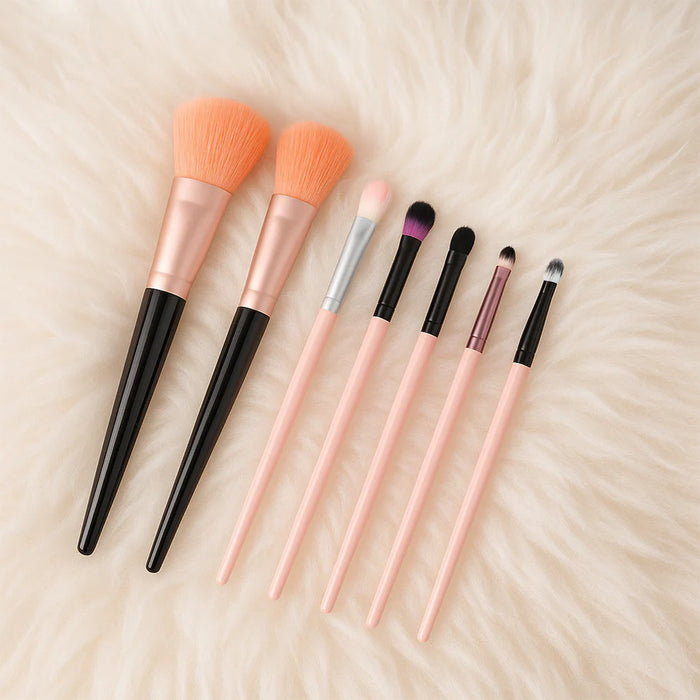 7-Piece Professional Makeup Brush Kit