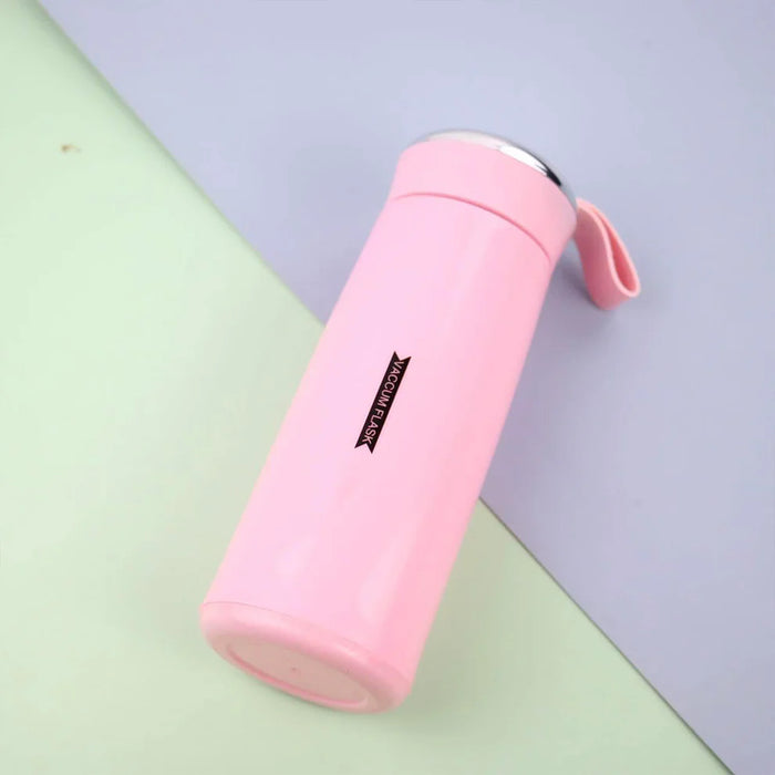 Pink Glass Hydration Bottle – 400ml Leak-Proof