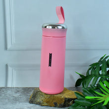 Pink Glass Hydration Bottle – 400ml Leak-Proof