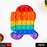 Various colors of Among Us fidget toy.