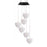 LED solar wind chimes for outdoor use, creating a beautiful light display in your garden.
