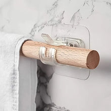 Transparent Wall-Mount Clip with Strong Spring Grip | Self-Adhesive Organizer Hook