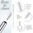 Reusable Stainless Steel Drinking Straws Bent (4 Bent Straws, 1 Brush)