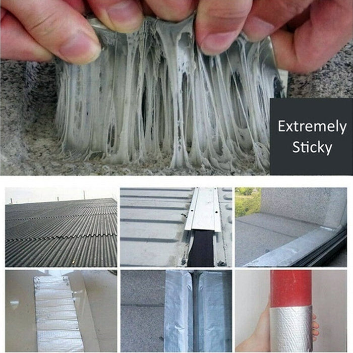Heat-Resistant Aluminum Foil Tape Roll – Self-Adhesive, Waterproof & Insulated (Combo)