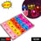 Heart-shaped scented wax candles in a pack of 20.