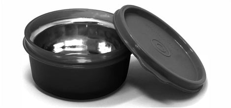 Varmora Magnum Round Container | Plastic Exterior with Stainless Steel Interior | Airtight Lid | FDA Approved
