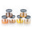Matka-shaped jars with leak-proof lids and colorful design