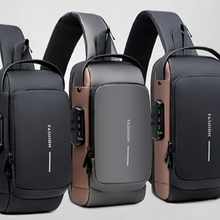 USB Charging Anti-Theft Shoulder Sling – Waterproof Sports Backpack