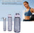 Set of 3 Motivational Transparent Water Bottles