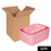 Smart storage basket set with SKU code, perfect for shelf organization.