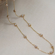 Dainty Pearl Chain Necklace