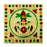 Ornate wooden bajot with artistic design, ideal for decorative display
