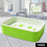 Portable Travel Home Box Cute Cartoons Smile Face Container Draining Holder Soap Dish