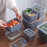 Silicone strainer basket, compact and easy to store when folded.