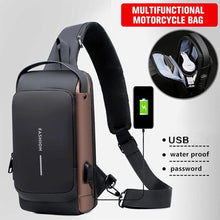 USB Charging Anti-Theft Shoulder Sling – Waterproof Sports Backpack