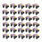 Mini Monster Trucks Friction Powered Cars for Kids Big Plastic Tires Baby Boys Super Cars Blaze Truck for Kids Gifts Toys (30 Pcs Set)