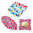 Hygienic square cover with colorful design for chapatis.