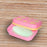 Bathroom soap holder with self-design, star shape for easy drainage.