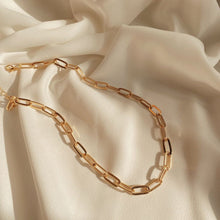 Minimal Paperclip Chain Link Necklace