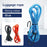 Shock cord with hooks for luggage and general tying needs.