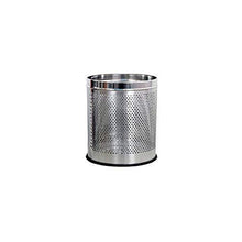 Stainless Steel Perforated Office Dustbin – Round, Pack of 1