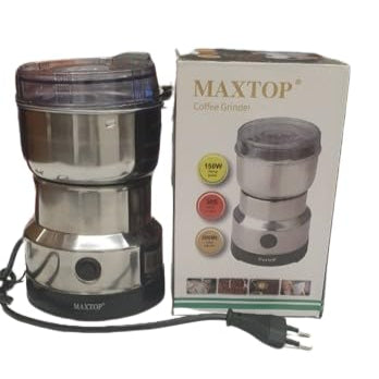 MAXTOP Mini Electric Grinder | Stainless Steel | 10s Fast Grinding | Multifunction For Spices